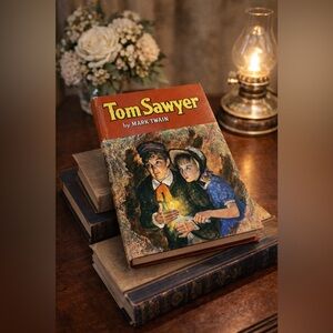 Illustrated 'Tom Sawyer' Hardcover Book
